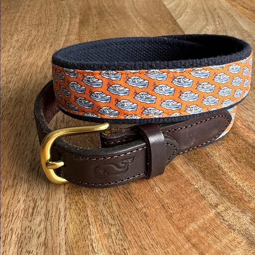Vineyard Vines Canvas Club Belt Size 30